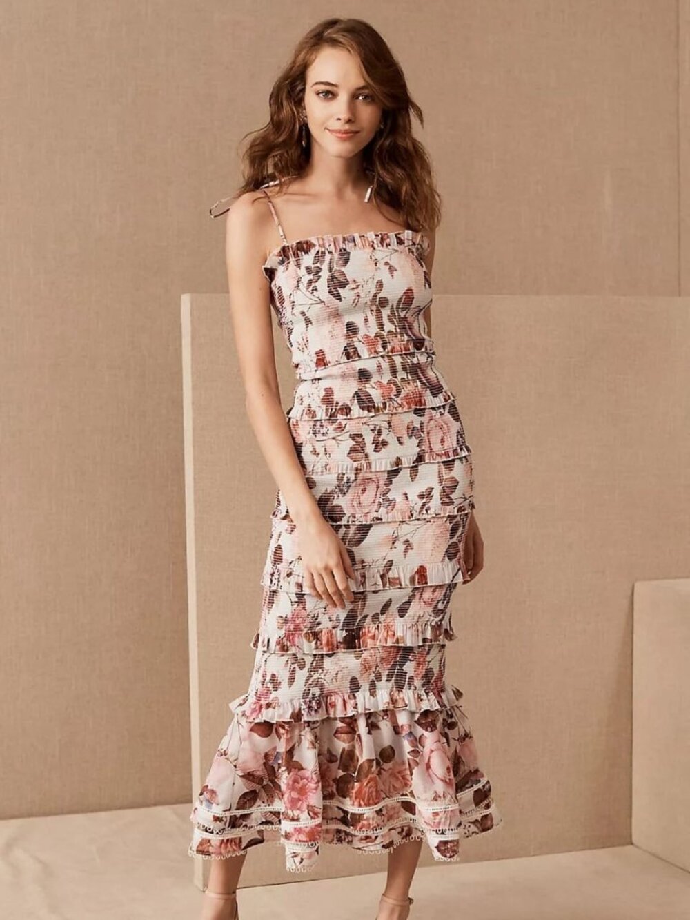 V Chapman Geranium Dress in Garden Rose by V Chapman
